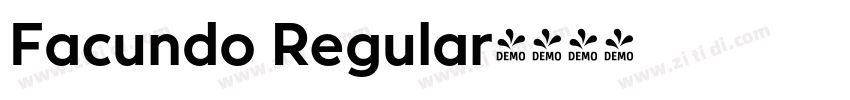 Facundo Regular字体转换